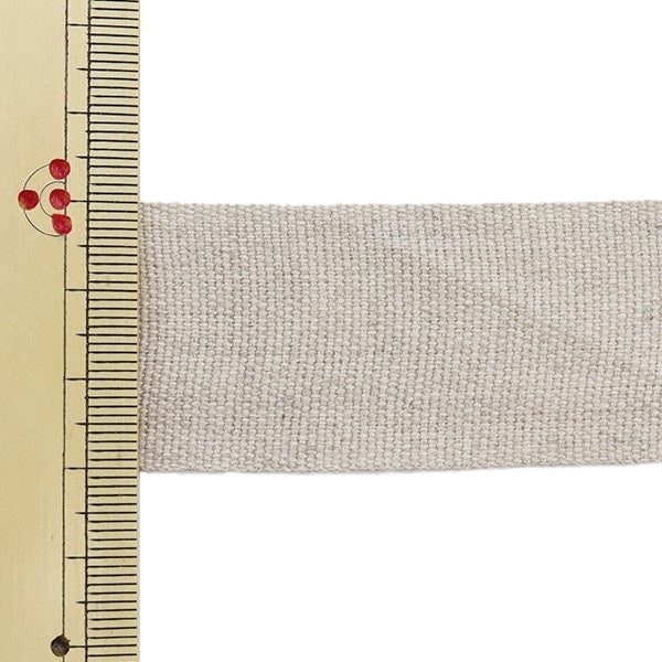 【数量5から】 『リネン156 幅約3cm 00番色』