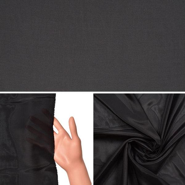 【数量5から】 裏地生地 『ベンメルサ AK2220 999番色 黒』