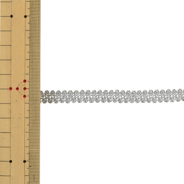 【数量5から】 手芸ブレード 『ブレード シルバー 549』