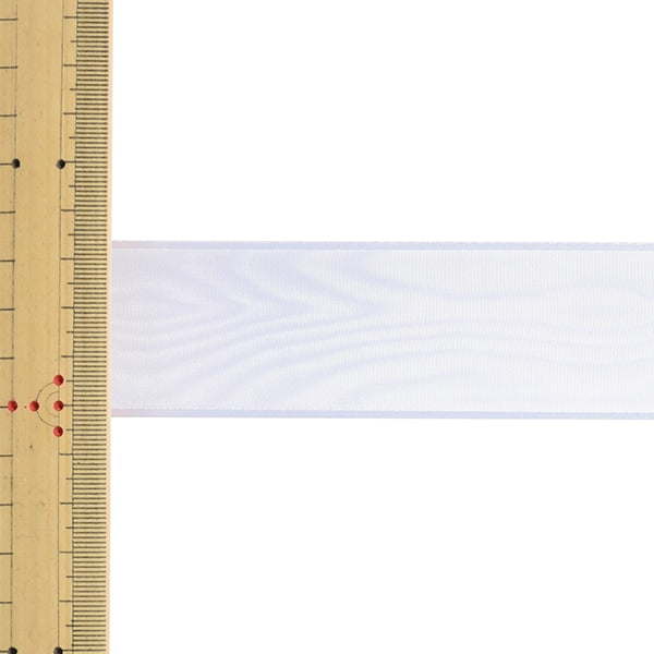 【数量5から】 リボン 『モアレサテンリボン 幅約3.8cm 2番色 4496』 MOKUBA 木馬