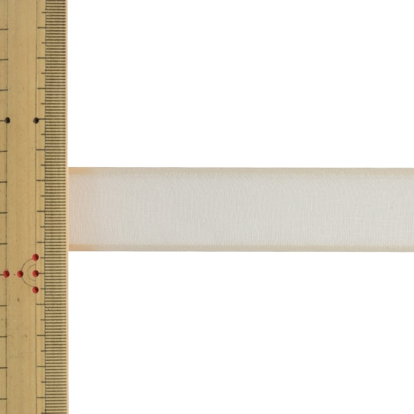 【数量5から】 リボン 『クレープジョーゼットリボン 幅約2.5cm 12番色 4546』 MOKUBA 木馬