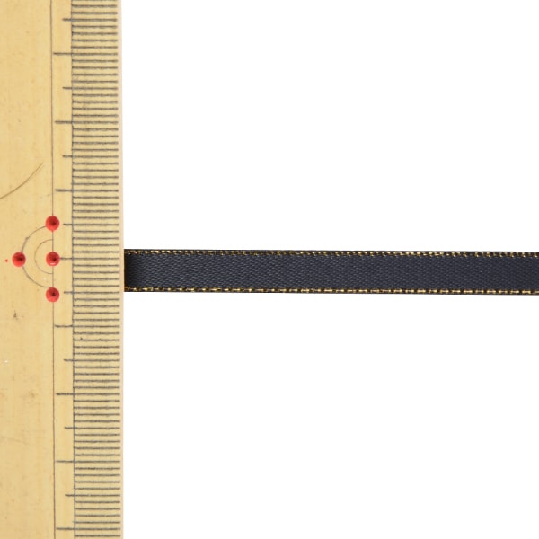 リボン 『メタリックエッジサテンリボン 58801 6mm幅×5m 一反売り 30番色』