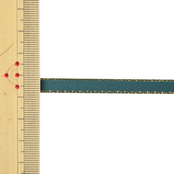 リボン 『メタリックエッジサテンリボン 58801 6mm幅×5m 一反売り 593番色』