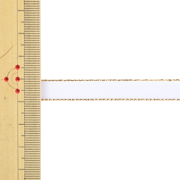 الشريط 『حافة معدنية الساتان』الشريط 58801 عرض 9 مم × 5 م يُباع في قطعة واحدة، اللون 29 بوصة