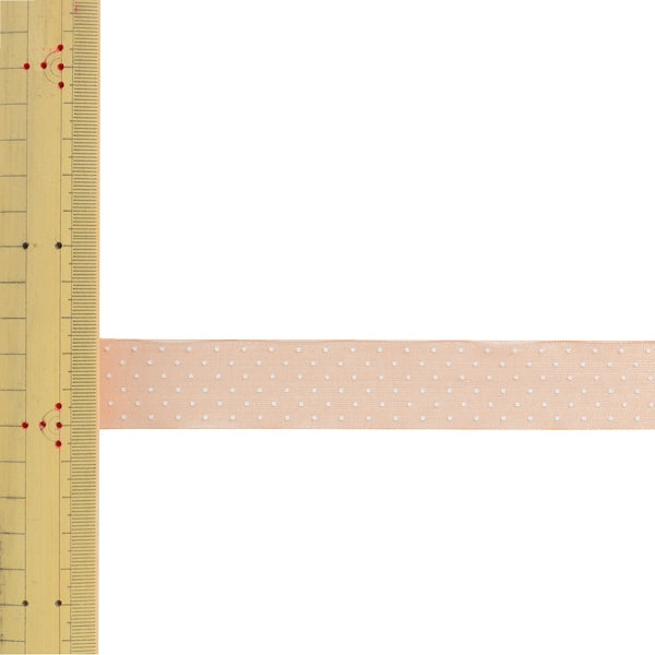 【数量5から】 リボン 『ドットプリントリボン SIC-312 幅約2.5cm 16番色』