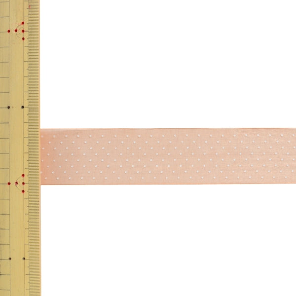 【数量5から】 リボン 『ドットプリントリボン SIC-312 幅約3.6cm 16番色』