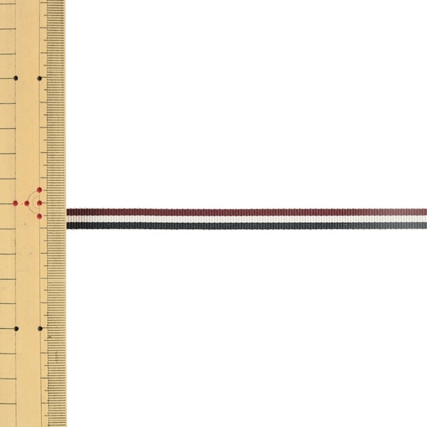 【数量5から】 リボン 『ストライプペタシャムリボン 幅約9mm 42番色 SIC-1119』
