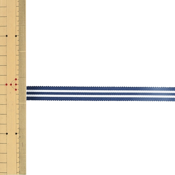 【数量5から】 リボン 『ストライプペタシャムリボン 幅約1.5cm 6番色 SIC-1120』