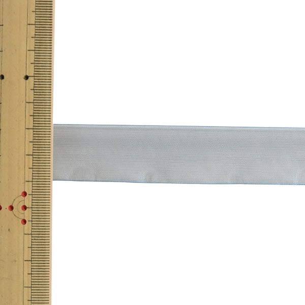 【数量5から】 リボン 『オーガンジーリボン 幅約2.5cm 7番色 4563』 MOKUBA 木馬