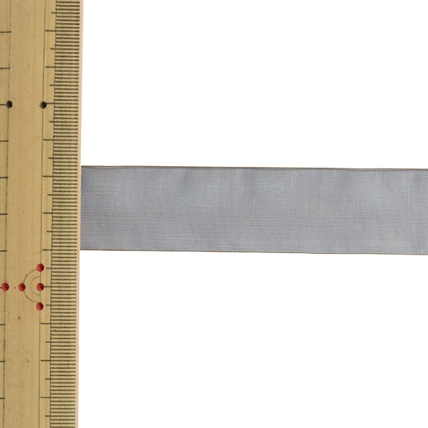 【数量5から】 リボン 『オーガンジーリボン 幅約2.5cm 9番色 4563』 MOKUBA 木馬