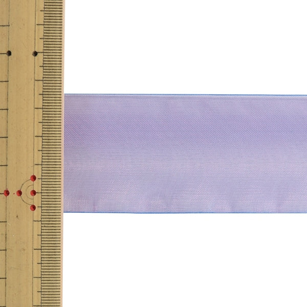 【数量5から】 リボン 『オーガンジーリボン 幅約5cm 11番色 4563』 MOKUBA 木馬