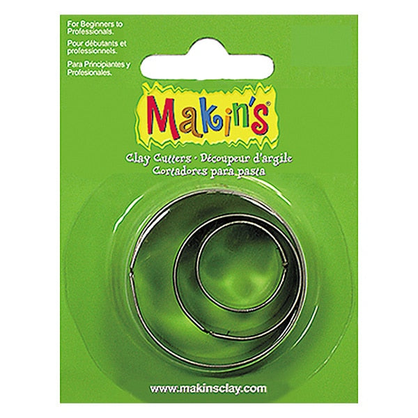 Clean clay resin type "Unplugged circular large, large, small, small, 3 pieces set 224" Sun Industries