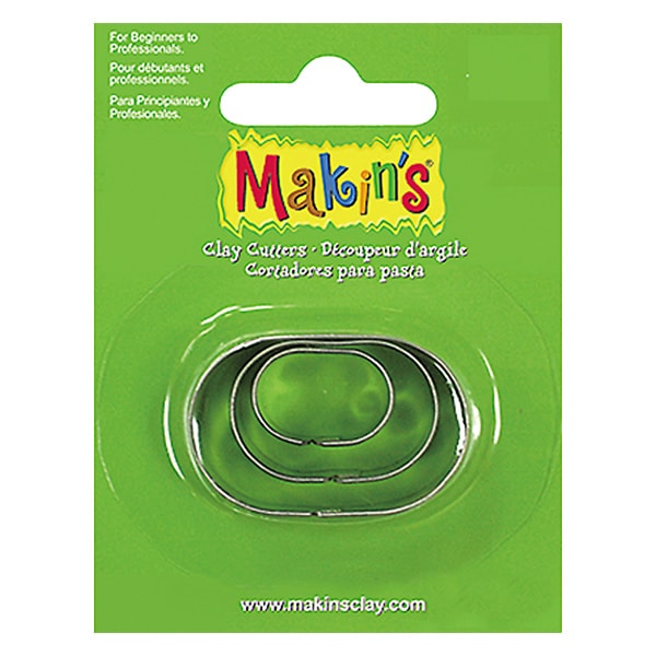 Clay resin type "Drumping elliptical large, small, small, 3 pieces set 225" Sun Industries