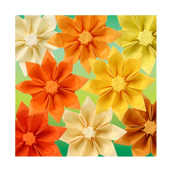 Origami Chiyo Paper "Tanto 12 Color Paper 15cm 68003" Toyo
