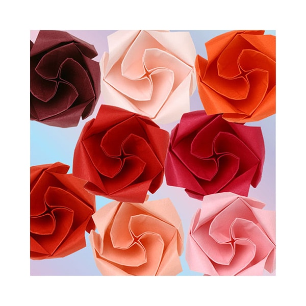 Origami Chiyo Paper "Tanto 12 Color Paper Aka 15cm 68001" Toyo