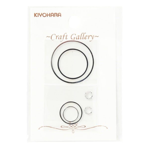 レジン材料 『リングパーツ ラウンド シルバー RCH-120』