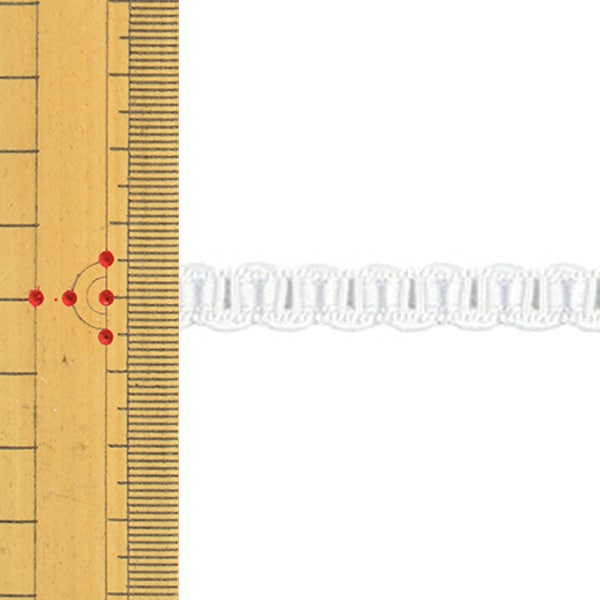 【数量5から】 手芸ブレード 『リボン通しブレード 000番色 114-411』