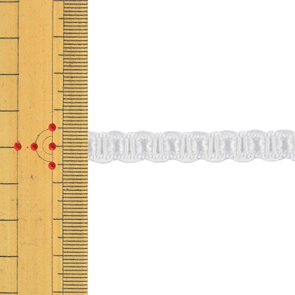 【数量5から】 手芸ブレード 『リボン通しブレード 500番色 114-411』