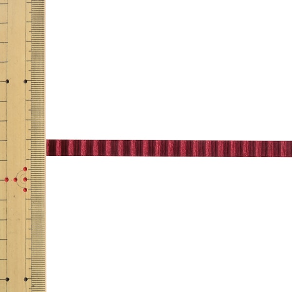 【数量5から】 リボン 『プリーツサテンリボン 0492 幅約9mm 28番色』 MOKUBA 木馬