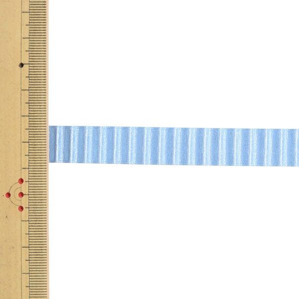 【数量5から】 リボン 『プリーツサテンリボン 0492 幅約1.5cm 23番色』 MOKUBA 木馬