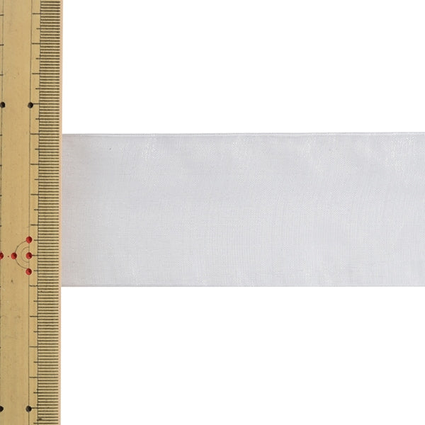 【数量5から】 リボン 『オーガンジーリボン 1500 幅約5cm 6番色』 MOKUBA 木馬