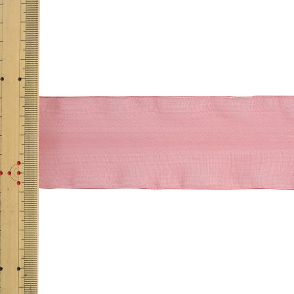 【数量5から】 リボン 『オーガンジーリボン 1500 幅約5cm 28番色』 MOKUBA 木馬