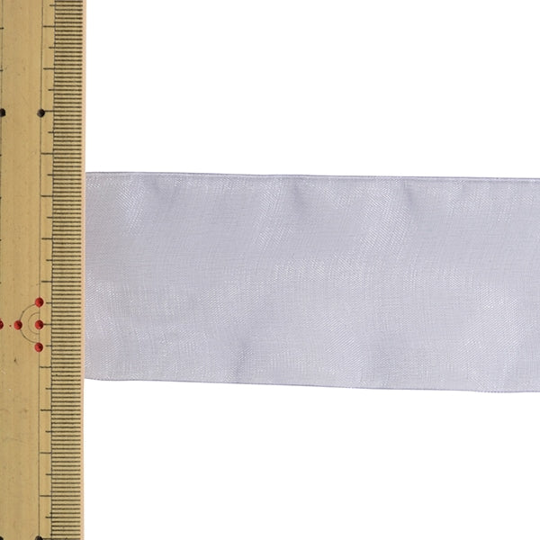 【数量5から】 リボン 『オーガンジーリボン 1500 幅約5cm 63番色』 MOKUBA 木馬