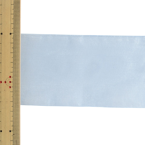 【数量5から】 リボン 『オーガンジーリボン 1500 幅約7.5cm 22番色』 MOKUBA 木馬