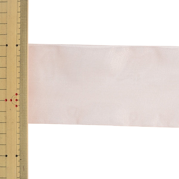 【数量5から】 リボン 『オーガンジーリボン 1500 幅約7.5cm 40番色』 MOKUBA 木馬