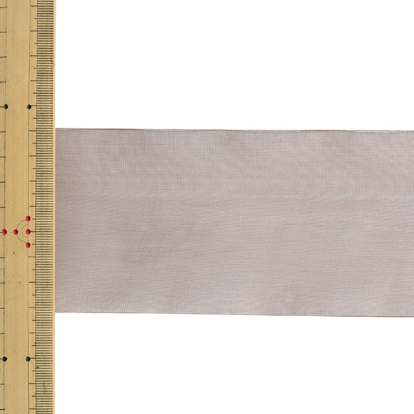 【数量5から】 リボン 『オーガンジーリボン 1500 幅約7.5cm 49番色』 MOKUBA 木馬