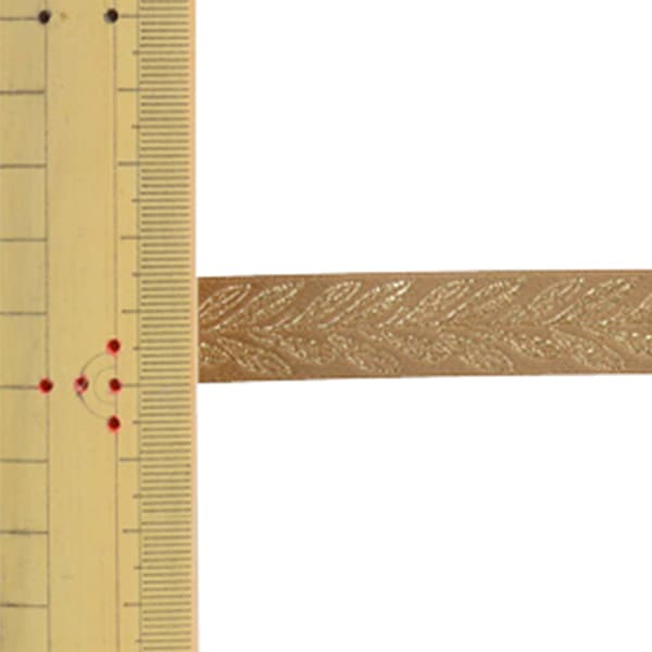 【数量5から】 リボン 『メタリックジャガードリボン 幅約1.5cm 3番色 SIC-2182』