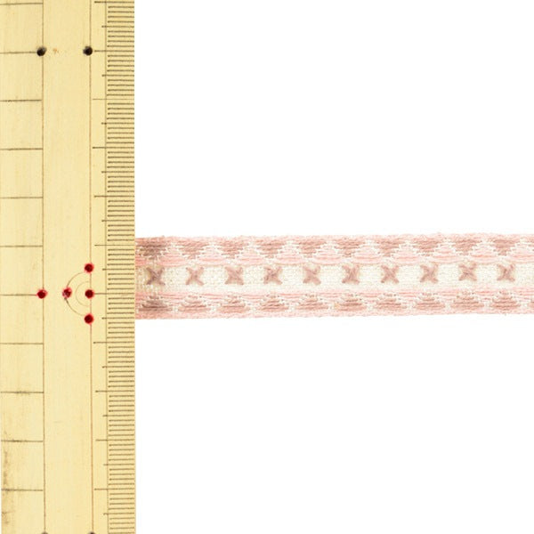 【数量5から】 手芸テープ 『麻混エンブリボン 012番色 144-7267』 DARIN ダリン