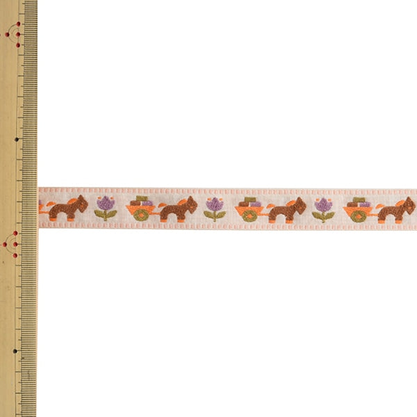 【数量5から】 手芸ブレード 『チロルテープ 5092Y 幅約2cm 2番色』 MOKUBA 木馬