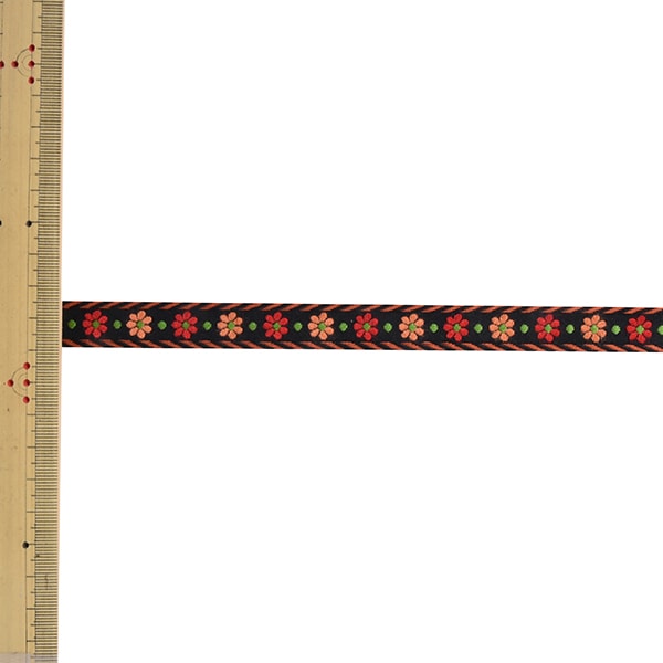 【数量5から】 手芸ブレード 『チロルテープ 5140Y 幅約1.5cm 1番色』 MOKUBA 木馬