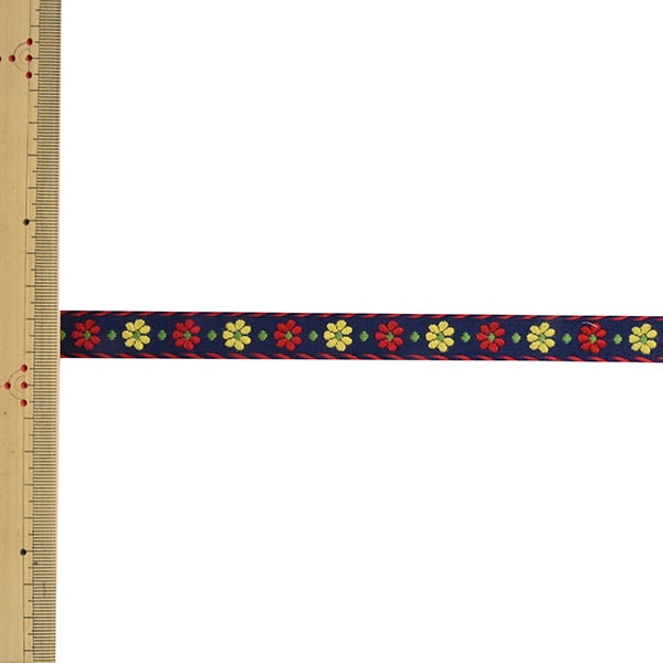 【数量5から】 手芸ブレード 『チロルテープ 5140Y 幅約1.5cm 3番色』 MOKUBA 木馬