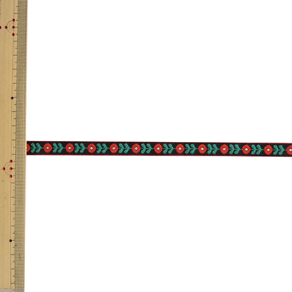 【数量5から】 手芸ブレード 『チロルテープ 5166Y 幅約1.3cm 1番色』 MOKUBA 木馬