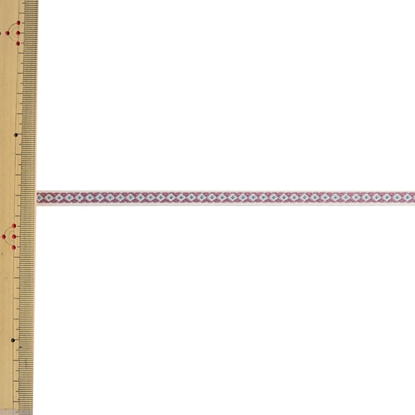 【数量5から】 手芸ブレード 『チロルテープ 5216Y 幅約1cm 1番色』 MOKUBA 木馬