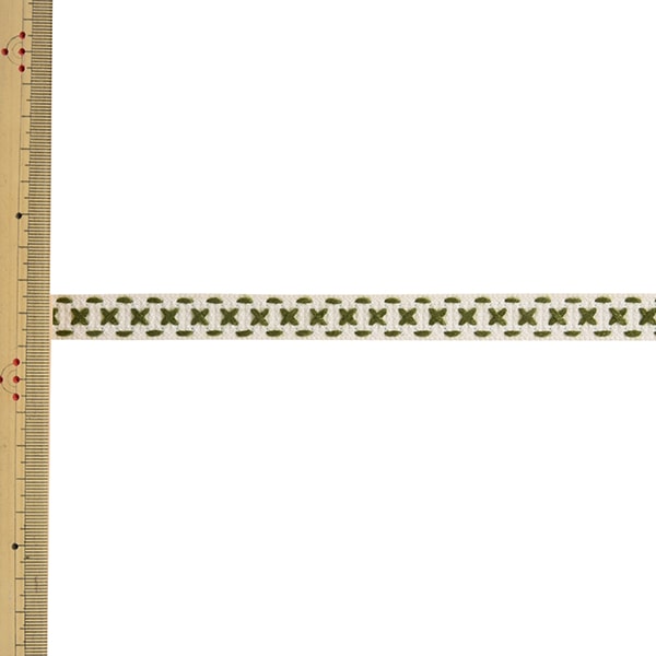 【数量5から】 手芸ブレード 『チロルテープ 5224Y 幅約1.5cm 16番色』 MOKUBA 木馬