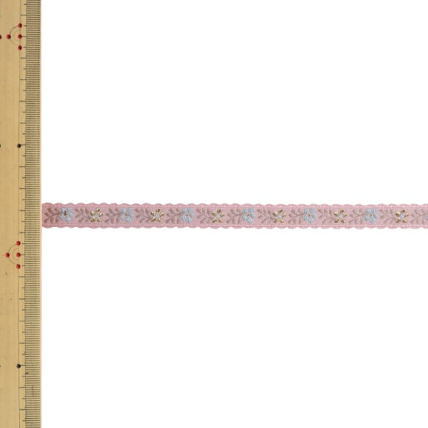 【数量5から】 手芸ブレード 『チロルテープ 5253Y 幅約1.5cm 4番色』 MOKUBA 木馬