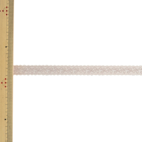 【数量5から】 手芸ブレード 『チロルテープ 5254Y 幅約1.5cm 1番色』 MOKUBA 木馬