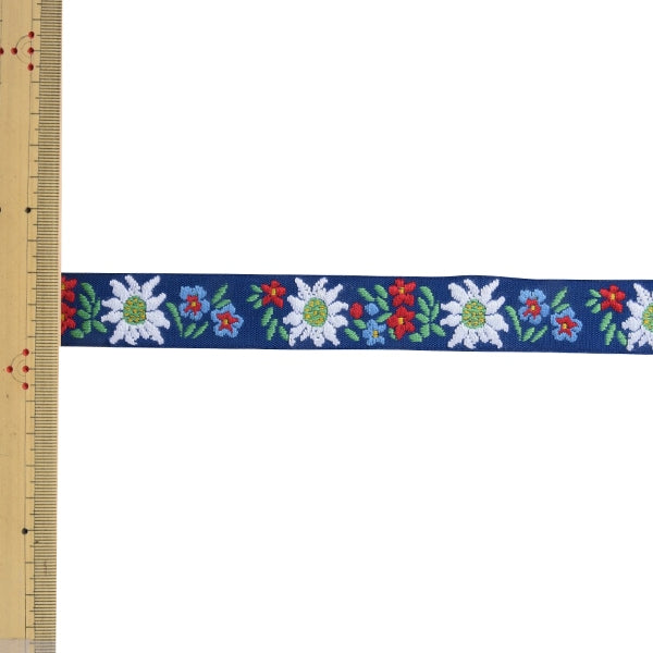 【数量5から】 手芸ブレード 『チロルテープ 5262Y 幅約2.5cm 2番色』 MOKUBA 木馬