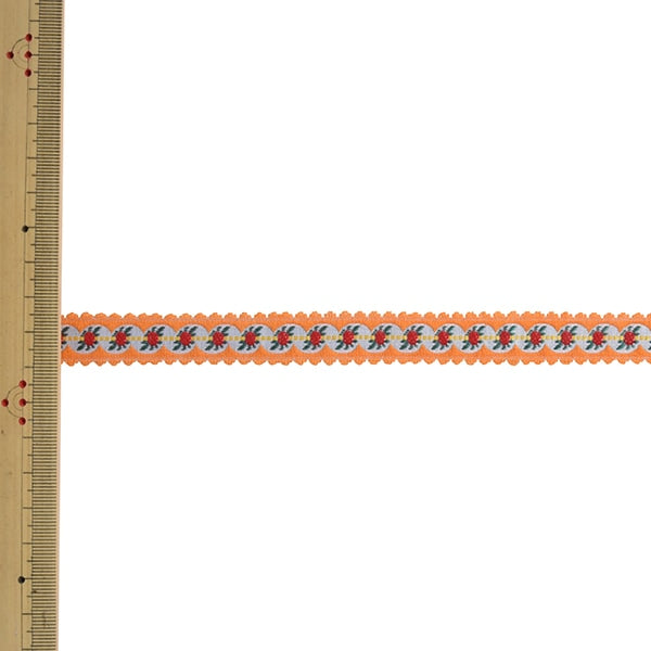 【数量5から】 手芸ブレード 『チロルテープ 5293Y 幅約1.5cm 5番色』 MOKUBA 木馬