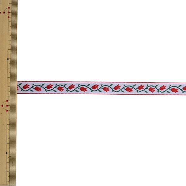 【数量5から】 手芸ブレード 『チロルテープ 5295Y 幅約1.5cm 5番色』 MOKUBA 木馬