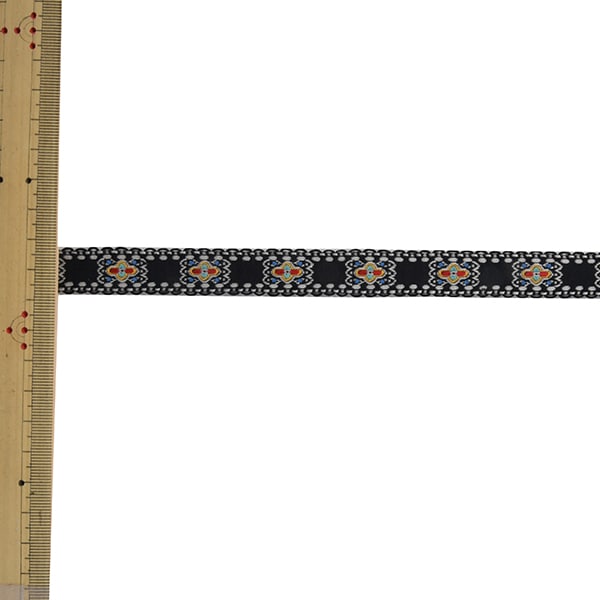 【数量5から】 手芸ブレード 『チロルテープ 5297Y 幅約1.7cm 1番色』 MOKUBA 木馬