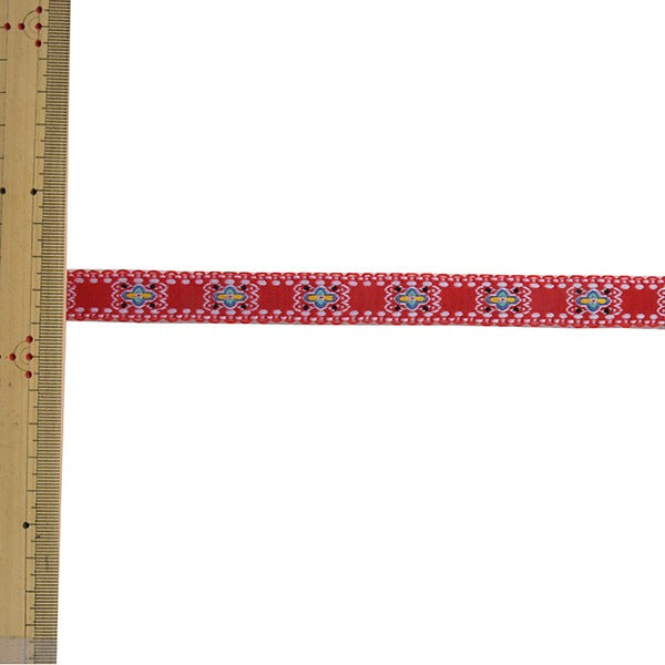 【数量5から】 手芸ブレード 『チロルテープ 5297Y 幅約1.7cm 2番色』 MOKUBA 木馬