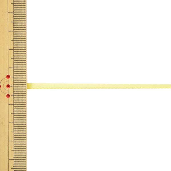 リボン 『1反売り 両面サテンリボン 幅約3mm×約10m巻 黄色系』