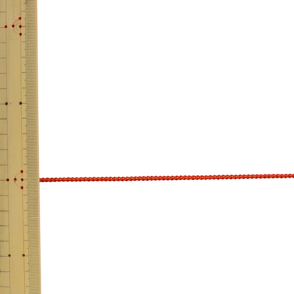 【数量5から】 手芸ひも 『ツイストラメコード 幅約2mm 42番色 レッド SIC-3095』 SHINDO