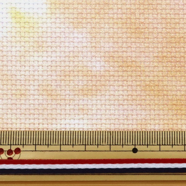 Ткань для вышивания "Charles Craft Printed Aida (Print Aida) 14 Считается 55 -й 3855 Цвет (песчаный песчаный пляж) »