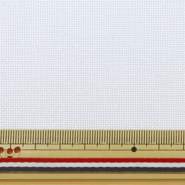 Embroidery Fabric "Charles CRAFT EVENWEAVE ETAMINE 28 counts 110 eyes BLANC (Blanc)" DMC Diet
