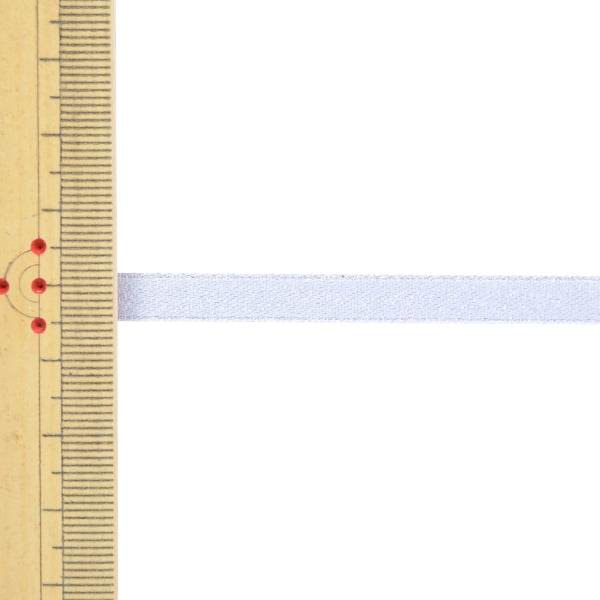 リボン 『1反売り サテンパールリボン 幅約6mm×約5m巻 029番色 白 58867』